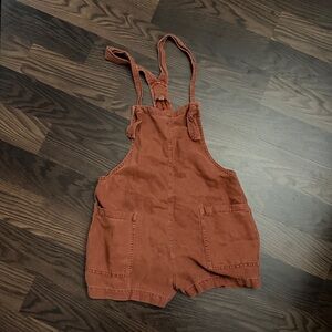 Aerie Rust corduroy Jumpsuit size medium